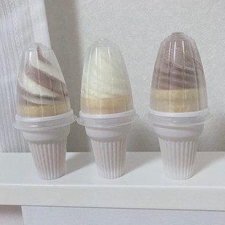 「明治 うずまきソフト バニラ、チョコ、バニラ＆チョコ 箱70ml×6」のクチコミ画像 by パムパムさん