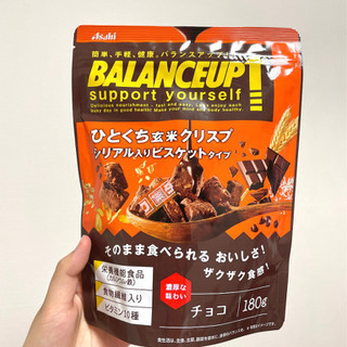 「アサヒ バランスアップ ひとくち玄米クリスプ チョコ 袋180g」のクチコミ画像 by apricotさん