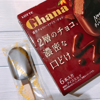 「ロッテ ガーナ 濃密チョコレートアイス 箱55ml×6」のクチコミ画像 by ice-tokkoさん