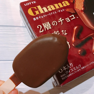 「ロッテ ガーナ 濃密チョコレートアイス 箱55ml×6」のクチコミ画像 by ice-tokkoさん