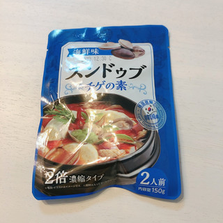 「神戸物産 スンドゥブ チゲの素 海鮮味 150g」のクチコミ画像 by こつめかわうそさん