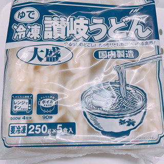 「秦食品 ゆで 冷凍 讃岐うどん 大盛り 袋250g×5」のクチコミ画像 by ぺりちゃんさん