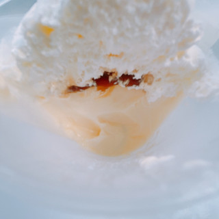 「セブン-イレブン ホイップクリームのミルクプリン 1個」のクチコミ画像 by ぺりちゃんさん
