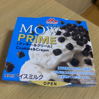 「森永 MOW PRIME クッキー＆クリーム カップ105ml」のクチコミ画像 by ごりりさん
