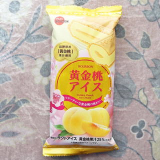 「ブルボン 黄金桃アイス 袋150ml」のクチコミ画像 by Yulikaさん