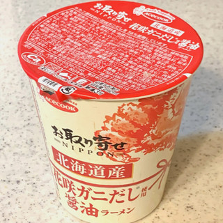 「エースコック お取り寄せNIPPON 北海道産花咲ガニだし使用 醤油ラーメン カップ65g」のクチコミ画像 by めりけんさん