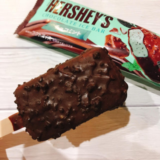 「HERSHEY’S チョコレートアイスバー チョコミント 袋90ml」のクチコミ画像 by ice-tokkoさん