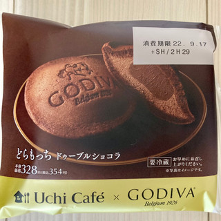 「ローソン Uchi Cafe’ × GODIVA どらもっち ドゥーブルショコラ」のクチコミ画像 by AuVieuxさん