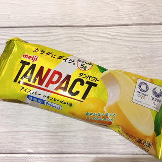 「明治 TANPACT アイスバー レモンヨーグルト味 袋81ml」のクチコミ画像 by ice-tokkoさん