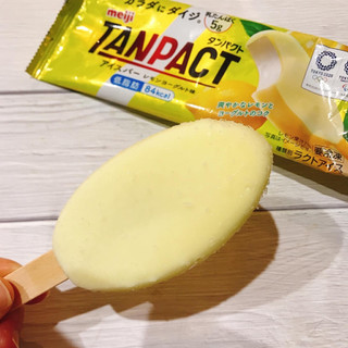 「明治 TANPACT アイスバー レモンヨーグルト味 袋81ml」のクチコミ画像 by ice-tokkoさん