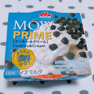 「森永 MOW PRIME クッキー＆クリーム 濃厚仕立て カップ105ml」のクチコミ画像 by ぺりちゃんさん