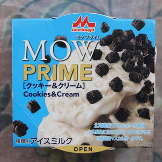 「森永 MOW PRIME クッキー＆クリーム カップ105ml」のクチコミ画像 by Yulikaさん