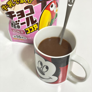 「森永製菓 牛乳で飲むココア チョコボールいちご 袋200g」のクチコミ画像 by 芋っさんさん