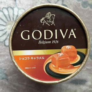 「ゴディバ カップアイス ショコラ キャラメル カップ90ml」のクチコミ画像 by Yulikaさん