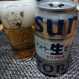 「サントリー 生ビール 缶350ml」のクチコミ画像 by 道民はっしーはっぴーさん