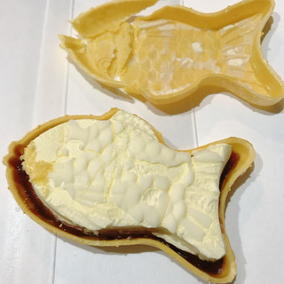 「シャトレーゼ 和菓子アイス たい焼き最中 北海道発酵バター しっぽまであん 78ml」のクチコミ画像 by ice-tokkoさん