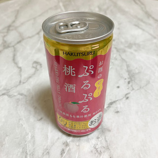 「白鶴 ぷるぷる桃酒 缶190ml」のクチコミ画像 by ゆゆまるさん