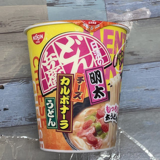 「日清食品 日清のどん兵衛 明太チーズカルボナーラうどん カップ90g」のクチコミ画像 by ぺりちゃんさん