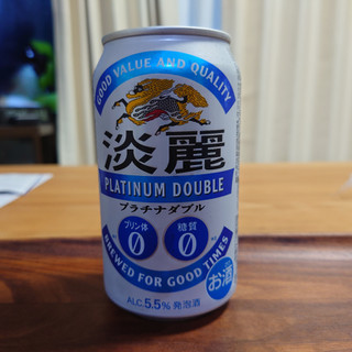 「KIRIN 淡麗プラチナダブル 缶350ml」のクチコミ画像 by tddtakaさん
