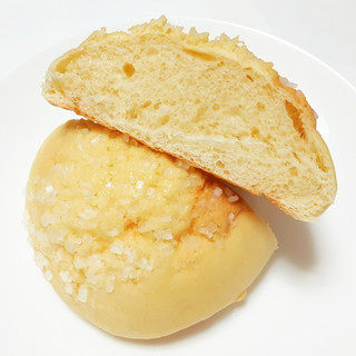 「第一パン ハートブレッドアンティークのバターと卵のザクふわメロンパン 袋1個」のクチコミ画像 by つなさん
