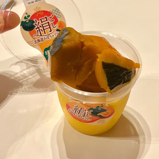 「ロピア 絹ごし北海道かぼちゃプリン」のクチコミ画像 by 芋っさんさん