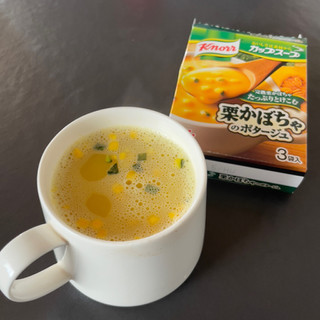 「クノール カップスープ 栗かぼちゃのポタージュ 箱3袋」のクチコミ画像 by 芋っさんさん