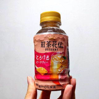 「コカ・コーラ 紅茶花伝 デザート とろけるピーチティー ペット280ml」のクチコミ画像 by 果季口さん