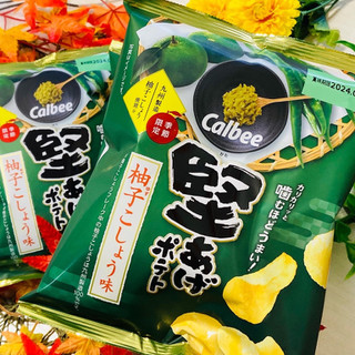 「カルビー 堅あげポテト 柚子こしょう味 袋60g」のクチコミ画像 by green_appleさん