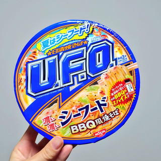 「日清食品 日清焼そばU.F.O. 濃い濃いシーフードBBQ風焼そば カップ105g」のクチコミ画像 by 果季口さん