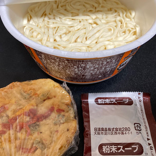 「日清食品 日清のどん兵衛 かき揚げ天ぷらうどん カップ97g」のクチコミ画像 by 千尋の彼氏2さん