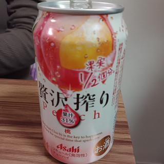 「アサヒ 贅沢搾り 桃 缶350ml」のクチコミ画像 by 鉄腕子さん