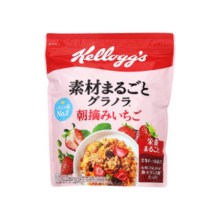 ケロッグ 素材まるごとグラノラ 朝摘みいちご 袋400gのクチコミ・評価