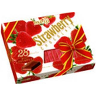 高評価】明治 ストロベリーチョコレートBOX 箱28枚(製造終了)の