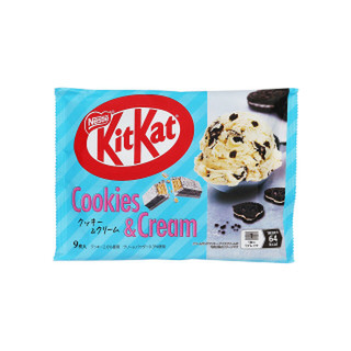 ネスレ キットカット クッキー＆クリーム 袋9枚 実食クチコミ2件|評価