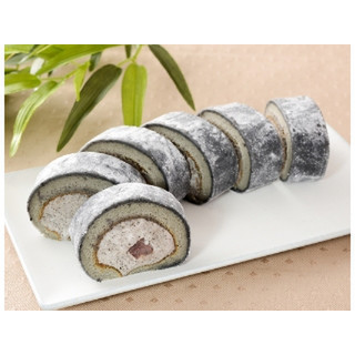 高評価】「もち食感ロール ごま＆あんこ 706kc - ローソン Uchi