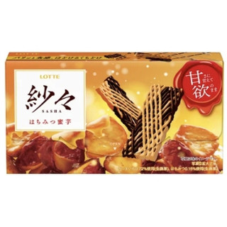 高評価】「1箱 69g 16枚 400kcal 紗 - ロッテ 紗々 甘欲のはちみつ