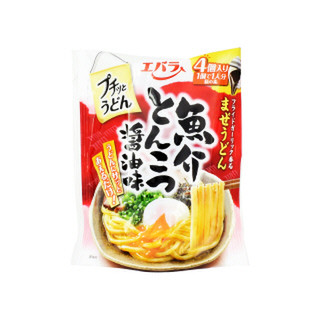 エバラ プチっとうどん 魚介とんこつ醤油味 袋22g×4(製造終了)の