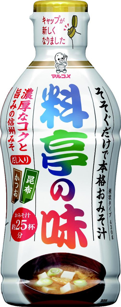 「マルコメ 液みそ 料亭の味」の商品情報