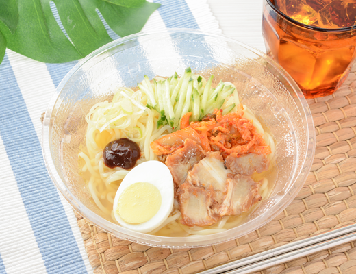 焼豚とキムチのさっぱり冷麺　ローソン