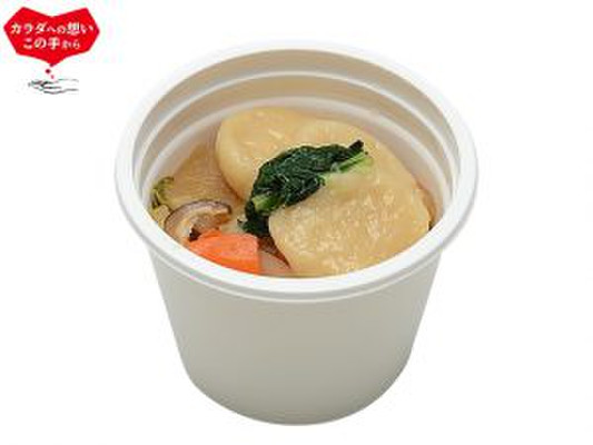 根菜とすいとんの和風スープ