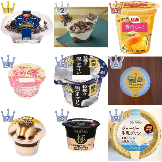 プリン・ゼリー・カップデザートのおすすめランキング