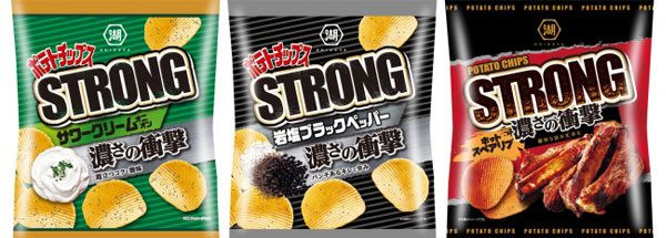 湖池屋、ポテトチップスSTRONG