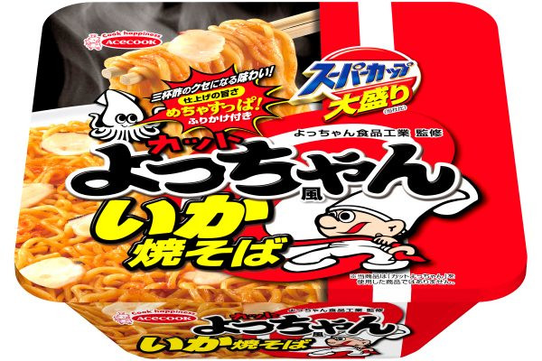 エースコック「スーパーカップ大盛り よっちゃん食品工業監修 よっちゃん風いか焼そば」