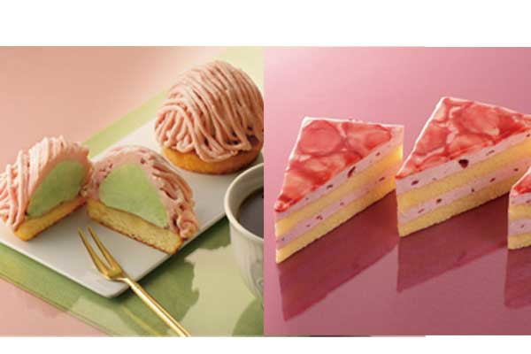 【春スイーツ】カフェ・ド・クリエ「桜と抹茶のモンブラン」と「苺とヨーグルトムースのケーキ」新発売！