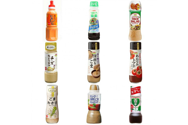 ドレッシング人気ランキングBEST10!おすすめしたい美味しい種類はコレ!