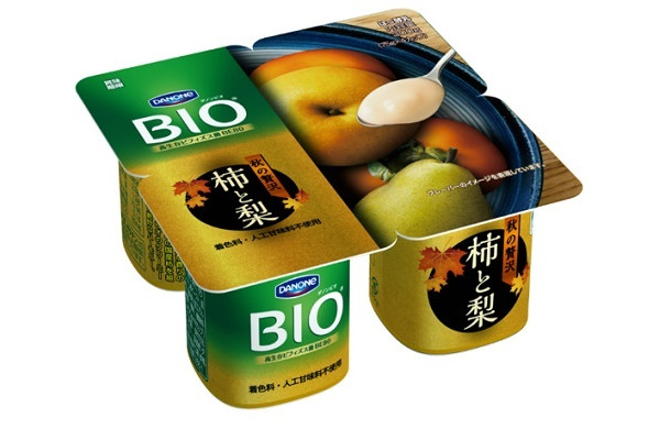 「ダノンビオ」から秋の味覚、柿と梨が期間限定で新発売！