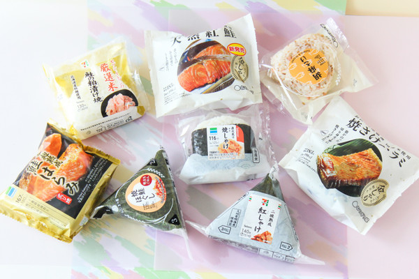 コンビニ鮭おにぎり食べ比べ！セブン＆ローソン＆ファミマ