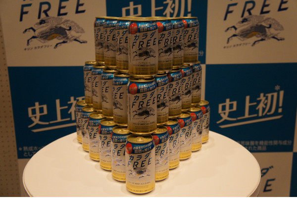 ダイエッターに朗報！お腹まわりの脂肪を減らすノンアルビール『キリン カラダFREE』が新発売！