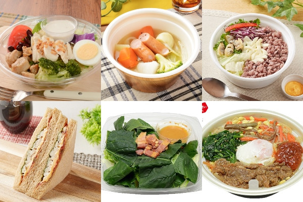【ローソン・ファミマ・セブン】ヘルシーな新商品6選！野菜たっぷりのサラダや温まるスープが登場☆