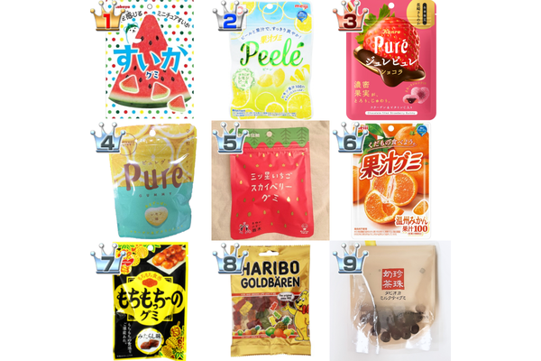グミおすすめランキングBEST10!苺×ショコラ味やタピオカフレーバーなど♪